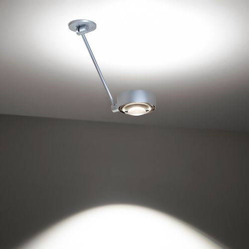 Plafonnier contemporain - SENTO SOFFITTO SINGOLO - Occhio - rond / en verre / en aluminium