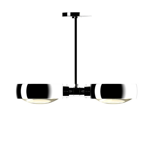 Plafonnier contemporain - SENTO FARO DOPPIO - Occhio - rond / en verre / en aluminium
