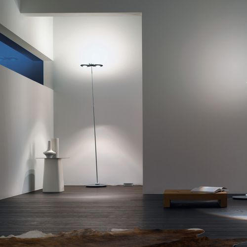Lampe sur pied - PURO TERRA - Occhio - en aluminium / en acier / en laiton