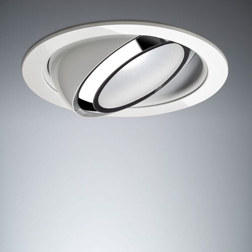 Spot encastrable au plafond - PIÙ R PIANO , PIÙ R PIANO SEAMLESS - Occhio - à LED / rond / IP20