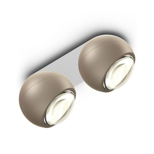 Spot de plafond - IO GIRO DOPPIO - Occhio - à LED / rond / professionnel