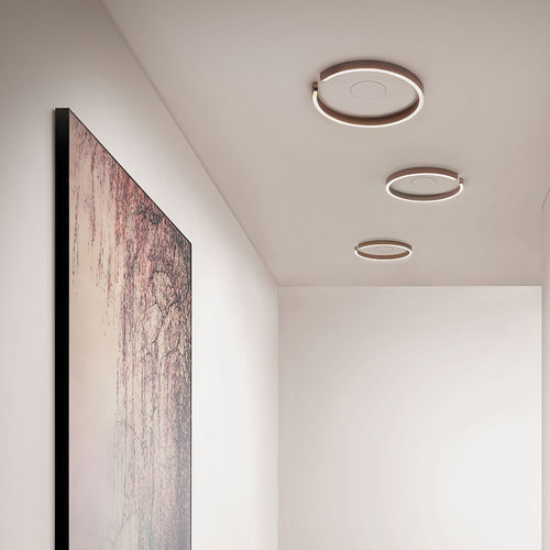 Plafonnier contemporain - MITO SOFFITTO 40 - Occhio - rond / en verre / en aluminium