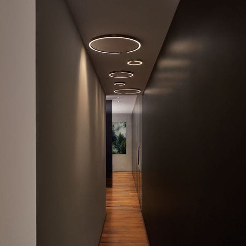 Plafonnier contemporain - MITO SOFFITTO 60 - Occhio - rond / en aluminium / à LED