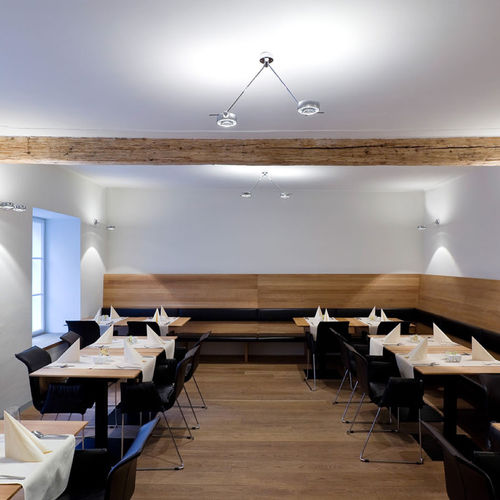 Plafonnier contemporain - SENTO SOFFITTO DOPPIO - Occhio - rond / en verre / en aluminium