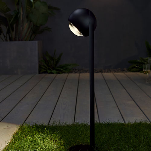 Borne d'éclairage de jardin - SITO PALO - Occhio - contemporaine / en aluminium / en verre