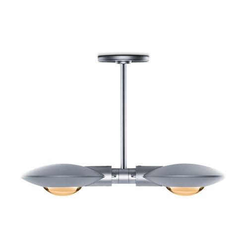 Plafonnier contemporain - PURO FARO DOPPIO - Occhio - rond / en aluminium / en acier