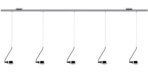 Suspension - SENTO: SISTEMA SOFFITTO CINQUE - Occhio - en verre / en métal / contemporaine