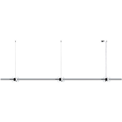 Suspension - DIVO SISTEMA SEI - Occhio - en aluminium / en verre / en laiton
