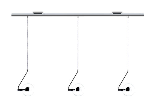 Suspension - DIVO: SOFFITTO TRE - Occhio - en verre / en métal / contemporaine