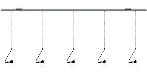 Suspension - DIVO: SOFFITTO CINQUE - Occhio - en verre / en métal / contemporaine