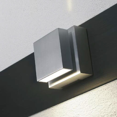 Applique murale contemporaine - SCOBO / DOWN LV W - BRUCK - d'intérieur / en aluminium / carrée