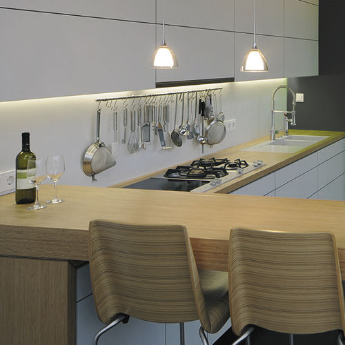 Suspension - SILVA / 110 G9 S - BRUCK - en chrome / en verre soufflé / en cristal