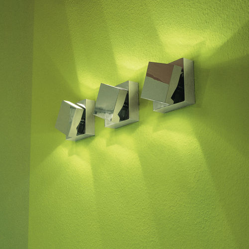 Applique murale contemporaine - SCOBO : UP & DOWN W - BRUCK - d'intérieur / en aluminium / carrée