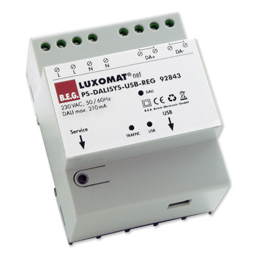Alimentation électrique sur rail DIN - PS-DALISYS-USB-REG - B.E.G. Brück Electronic