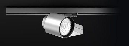 Éclairage sur rail halogène - PURA S - RZB - rond / en aluminium / professionnel