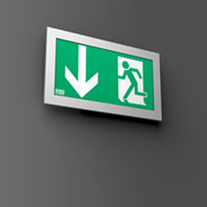 Éclairage de secours en saillie - TENUO® - RZB - rectangulaire / à LED / d'aluminium