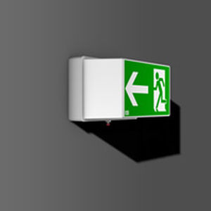Éclairage de secours mural - GSUN® 2 - RZB - rectangulaire / à LED / plastique