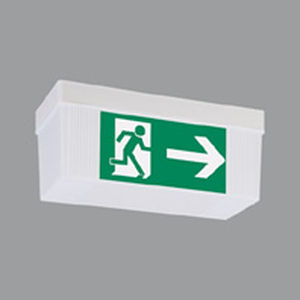 Éclairage de secours de plafond - GSUN® 4   - RZB - rectangulaire / fluorescent / plastique