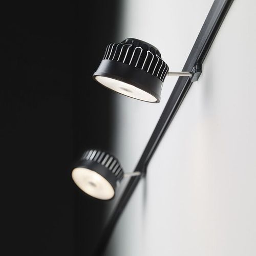 Éclairage sur rail à LED - NINETY-FIVE SIDE S - Buschfeld Design - rond / en métal / professionnel