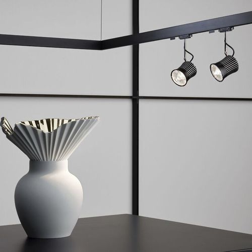 Luminaire suspendu - FIFTY S - Buschfeld Design - à LED / carré / professionnel
