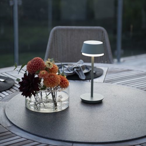 Lampe de table - LYON - Gnosjö Konstsmide - en aluminium / contemporaine / à batterie rechargeable