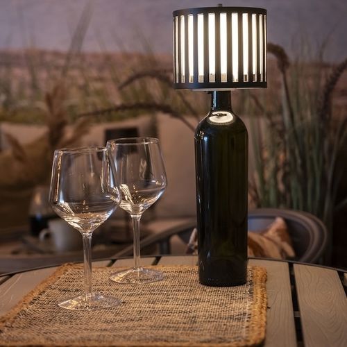 Lampe de table - BOTTLE  - Gnosjö Konstsmide - en aluminium / contemporaine / à batterie rechargeable