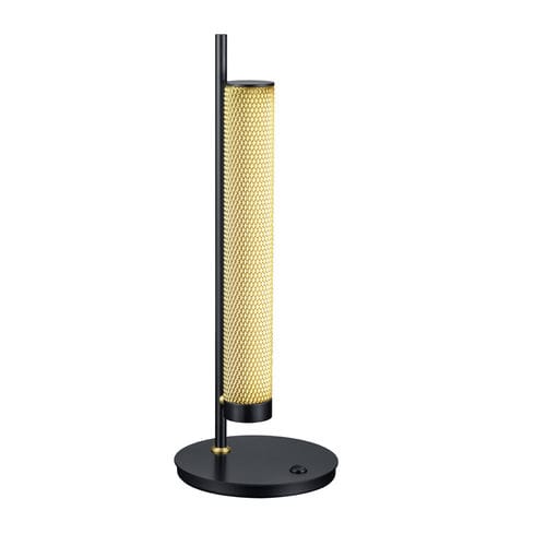 Lampe de table - 14.238.03 - Baulmann Leuchten - en laiton / en maille / en acrylique
