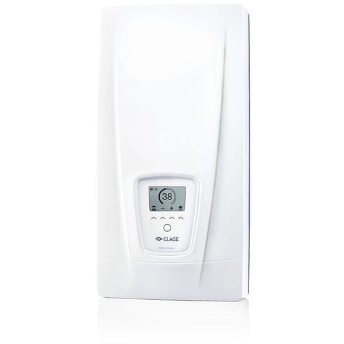 Chauffe-eau instantané électrique - DEX 12 NEXT - CLAGE GmbH - mural / vertical / pour salle de bain
