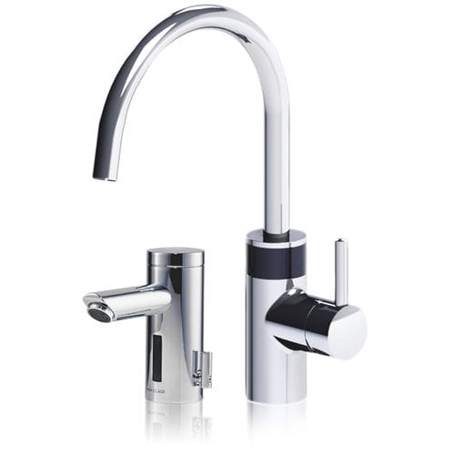 Mitigeur pour lave-mains - CLAGE GmbH - à poser / mécanique / en métal chromé
