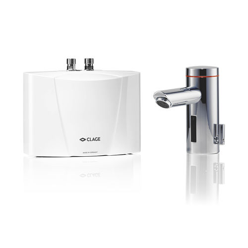 Chauffe-eau instantané électrique - MBX LUMINO - CLAGE GmbH - mural / sous évier / vertical