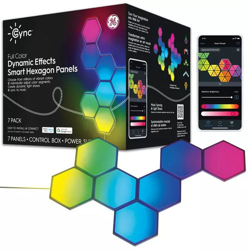 Panneau led mural - GE CYNC DYNAMIC - GE Lighting - pour plafond / RGB / dimmable