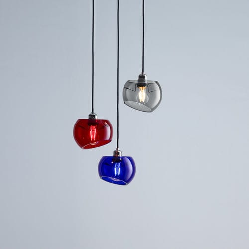 Lustre contemporain - GLASS MOONS - Licht im Raum Dinnebier - en verre soufflé / à LED / fait main