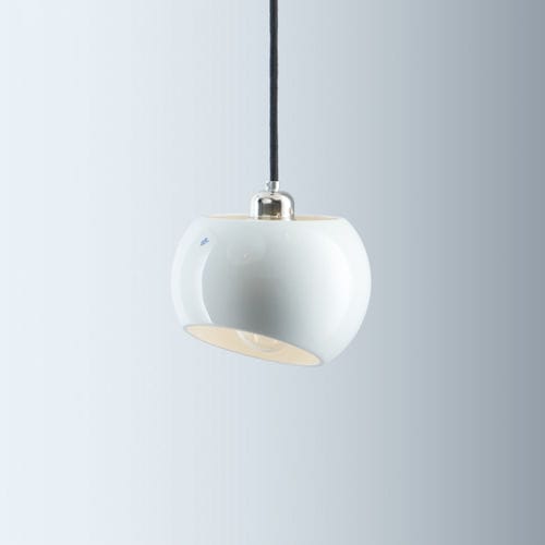 Suspension - WHITE MOONS  - Licht im Raum Dinnebier - en acier inoxydable / en porcelaine / contemporaine