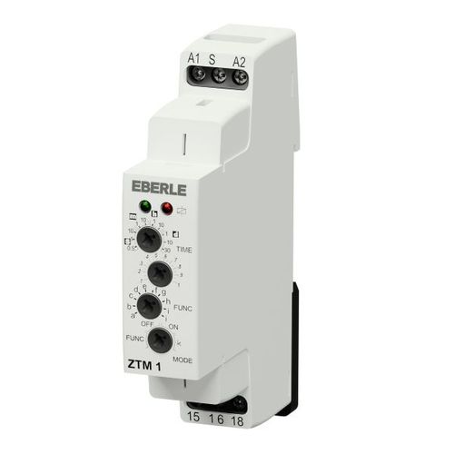 Relais électromécanique DC - ZTM 1 - Eberle Controls - AC / NO/NF / sur rail DIN