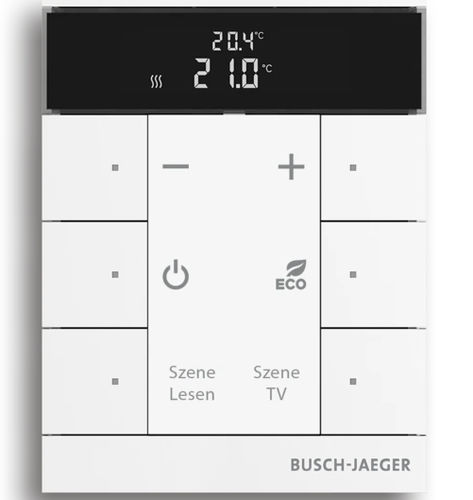 Tableau de commande pour installation domotique - Tenton® - BUSCH-JAEGER - pour système de ventilation / pour contrôle d'accès / pour système de chauffage