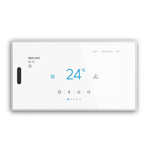 Panneau de contrôle pour installation domotique - ROOMTOUCH® 5" - BUSCH-JAEGER - pour système de ventilation / pour système de chauffage / pour luminaire