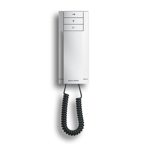 Interphone audio en métal - BUSCH-JAEGER - résidentiel / mural / d'intérieur