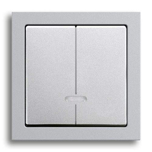 Variateur à bouton poussoir - MEMORY - BUSCH-JAEGER - encastré / double / en plastique