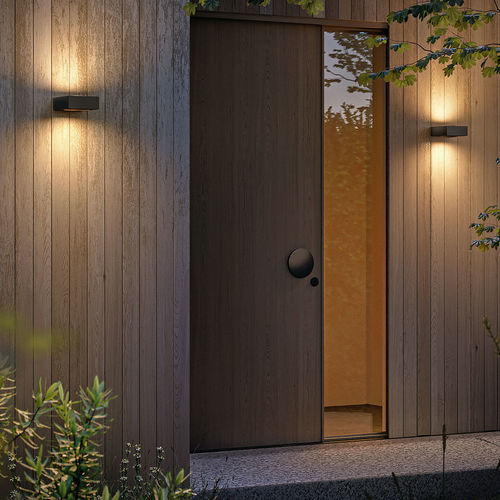 Applique murale contemporaine - LUCI - IP44 Schmalhorst - d'extérieur / en fonte d'aluminium / en verre