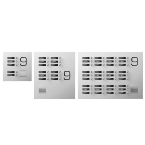 Platine de rue en inox - MONOBLOC - SKS - Kinkel Elektronik - en laiton / résidentiel / mural