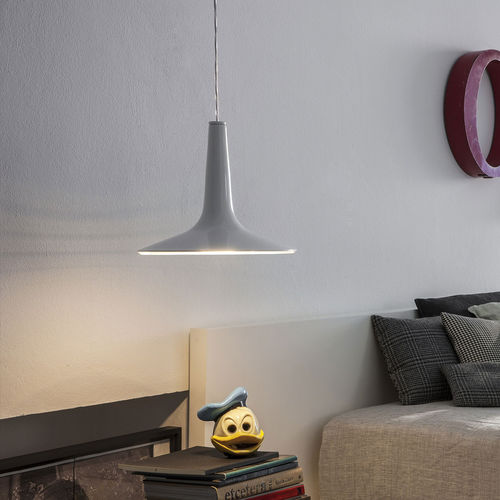 Suspension - KIN - Oluce - en fonte d'aluminium / en PMMA / contemporaine