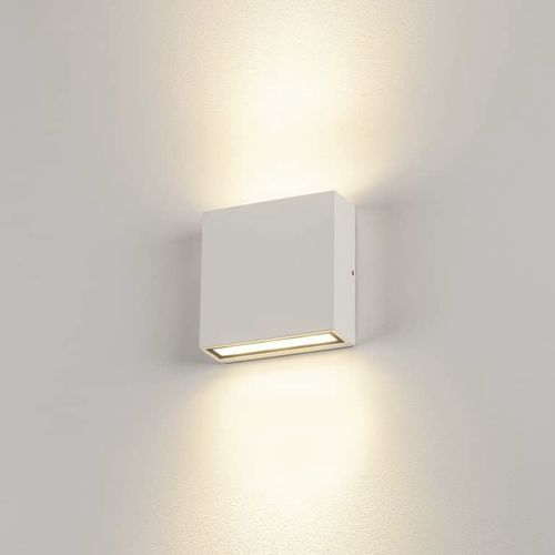 Applique murale contemporaine - BIG QUAD UP/DOWN WL - SLV ELEKTRONIK - d'extérieur / en aluminium / en verre