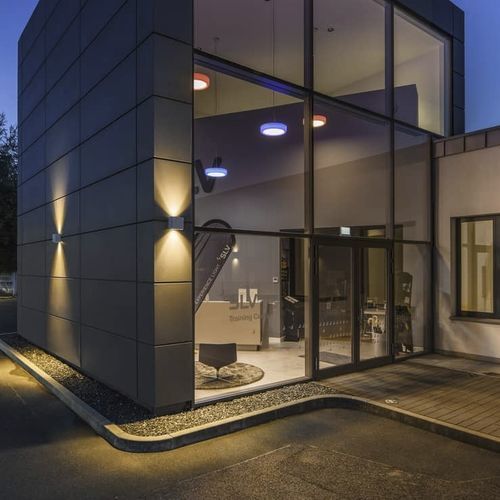 Applique murale contemporaine - MANA OUT WL - SLV ELEKTRONIK - d'extérieur / en aluminium / en béton