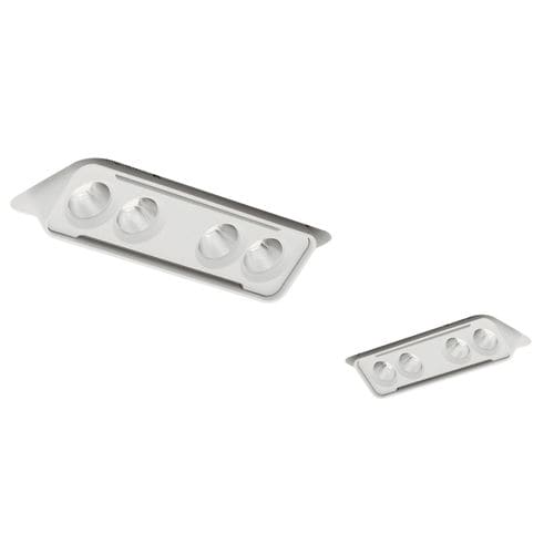 Spot encastrable au plafond - DEUX PIECES RI - Intra Lighting d.o.o. - à LED / rectangulaire / professionnel