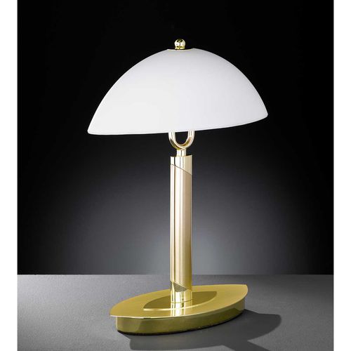 Lampe de table - NEWTON 2LMP - WOFI Leuchten Wortmann & Filz - en laiton / en verre laqué / contemporaine
