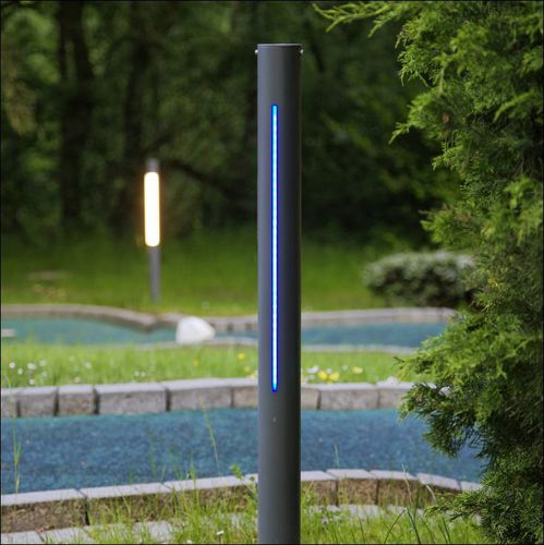 Borne d'éclairage résidentielle - FIACCOLA TYPE 410 RA - LECCOR Leuchten GmbH - pour espace public / contemporaine / en acier inoxydable
