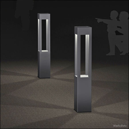 Borne d'éclairage de jardin - COLLONA Q TYPE 410 - LECCOR Leuchten GmbH - pour espace public / contemporaine / en acier inoxydable