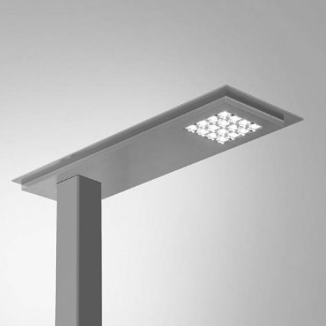 Mât d'éclairage - SQUARE - LECCOR Leuchten GmbH - en inox / en acier à revêtement par poudre / personnalisable