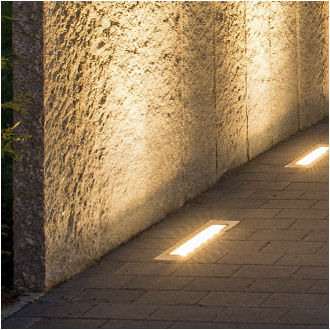 Luminaire encastrable au sol - LECCOR Leuchten GmbH - à LED / rectangulaire / IP67