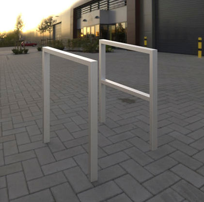 Range-vélo au sol - QUADRATONE R60X40 - LECCOR Leuchten GmbH - vertical / pour espace public / en acier inoxydable